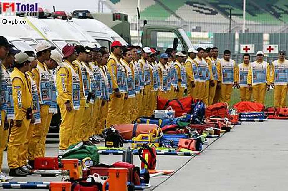 Rettungskräfte in Malaysia