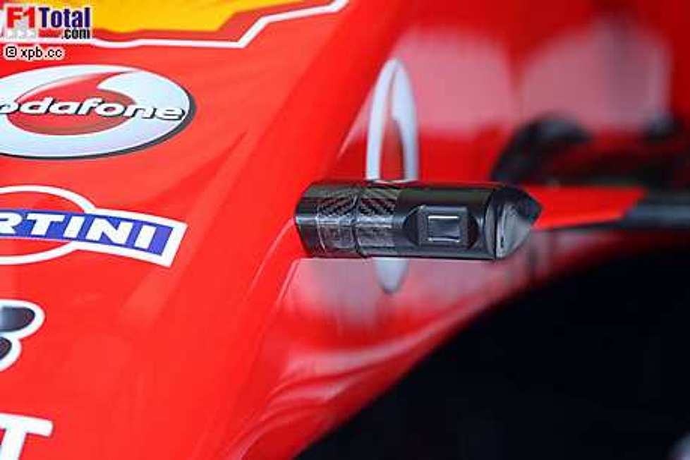TV-Kamera am Ferrari 248 F1