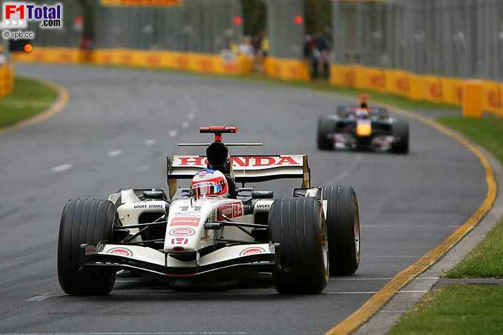 David Coulthard (Red Bull Racing), Rubens Barrichello (Honda Racing F1 Team)