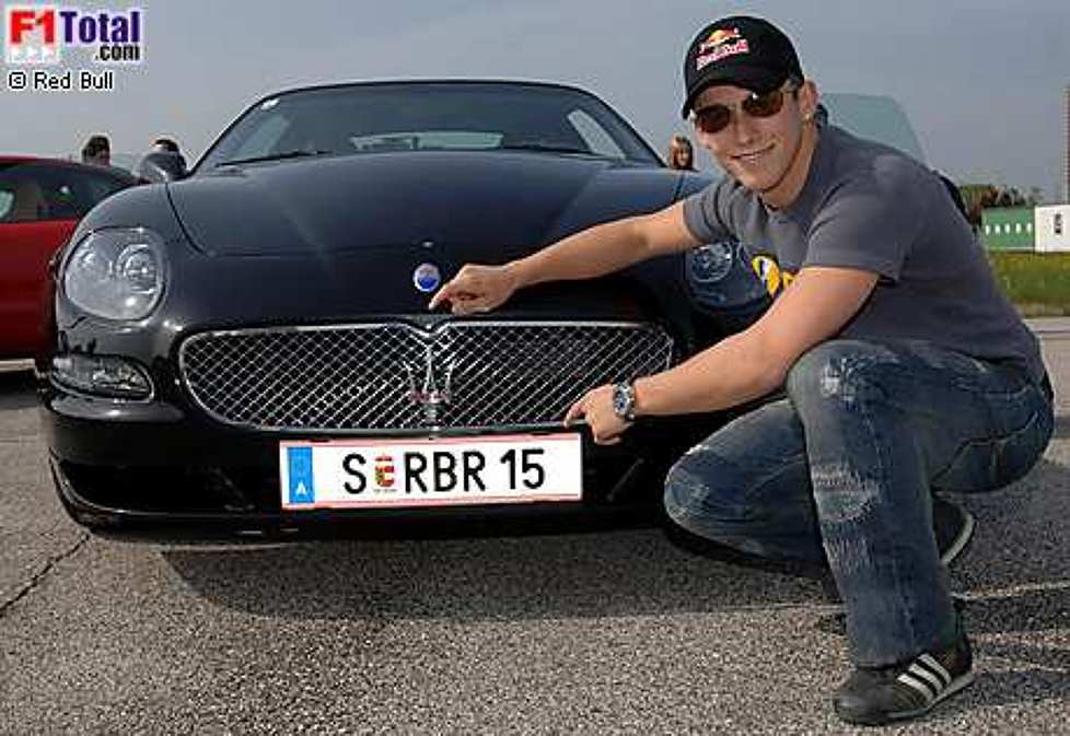 Christian Klien (Red Bull Racing) mit seinem neuen Maserati GranSport