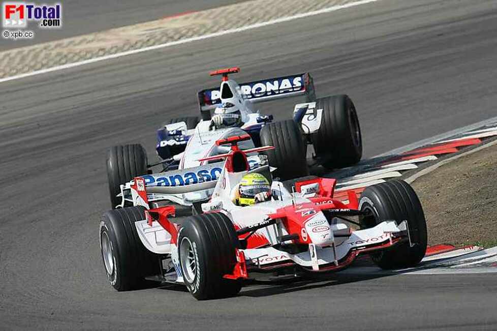 Nick Heidfeld (BMW Sauber F1 Team), Ralf Schumacher (Toyota)