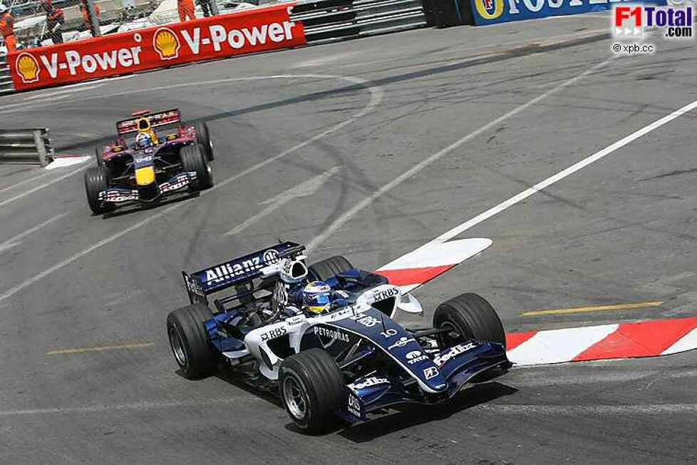 David Coulthard (Red Bull Racing), Nico Rosberg (Williams-Cosworth)