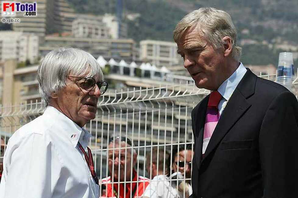 Bernie Ecclestone (Formel-1-Chef), Max Mosley (FIA-Präsident)