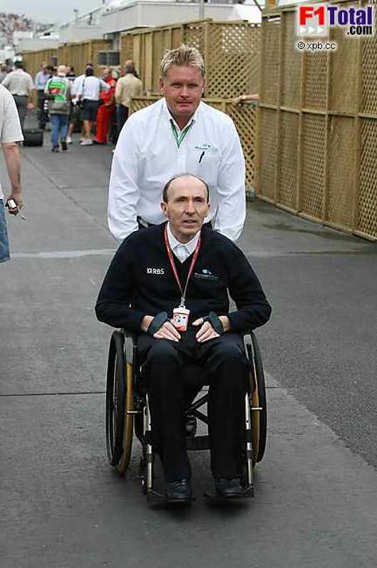Frank Williams (Teamchef) (Williams-Cosworth)