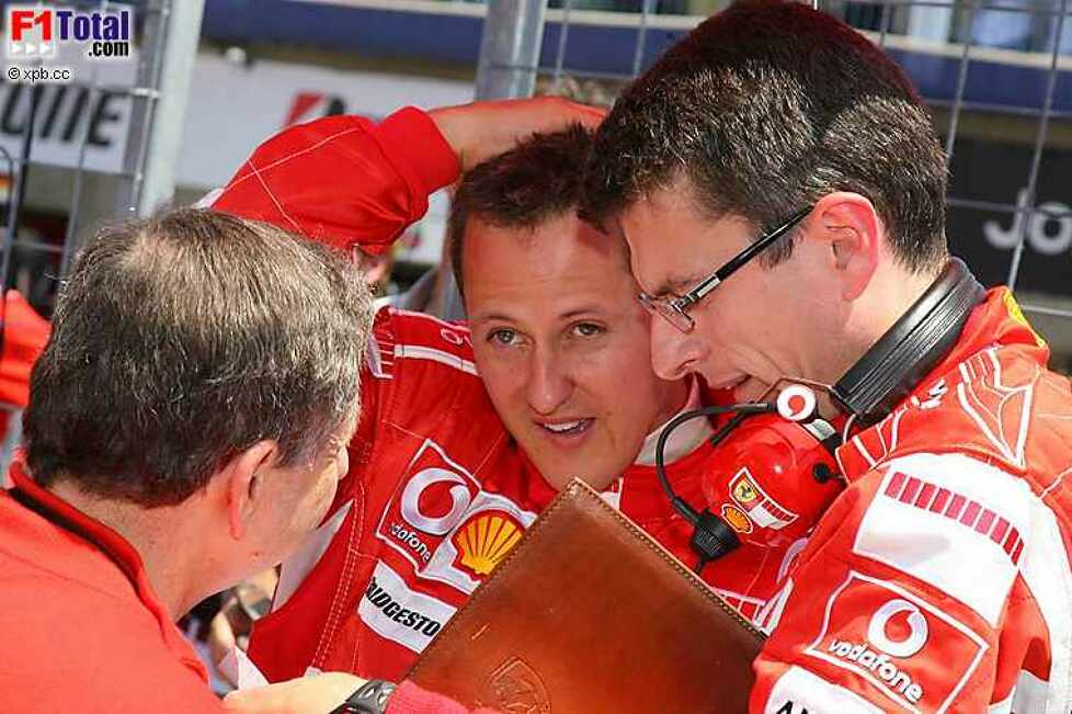 Jean Todt (Teamchef) (Ferrari), Michael Schumacher (Ferrari)