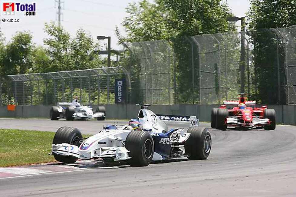 Felipe Massa (Ferrari), Jacques Villeneuve (BMW Sauber F1 Team)