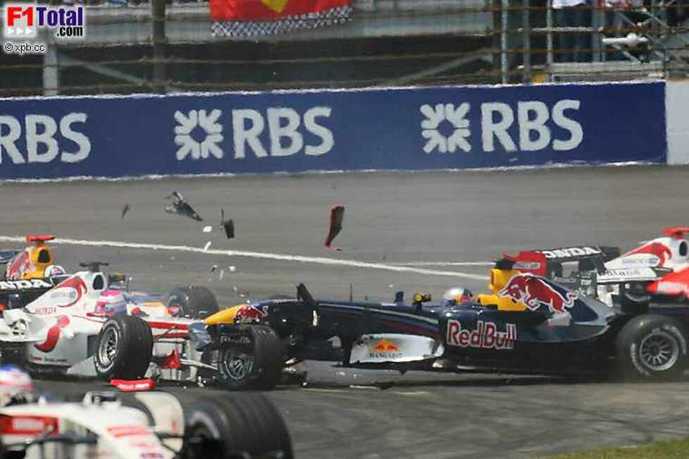 Christian Klien (Red Bull Racing), Franck Montagny (Super Aguri F1 Team)
