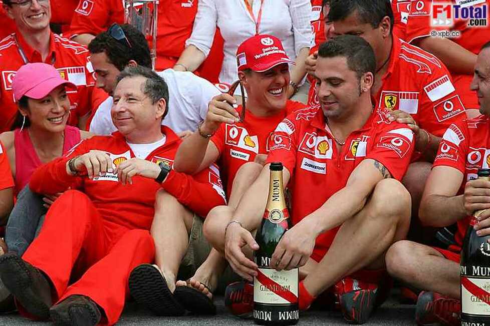 Jean Todt (Teamchef) (Ferrari), Michael Schumacher (Ferrari)