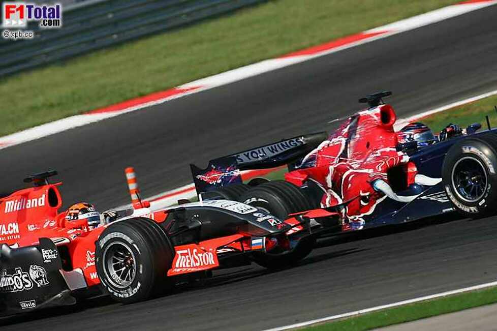 Christijan Albers (MF1 Racing), Scott Speed (Scuderia Toro Rosso)