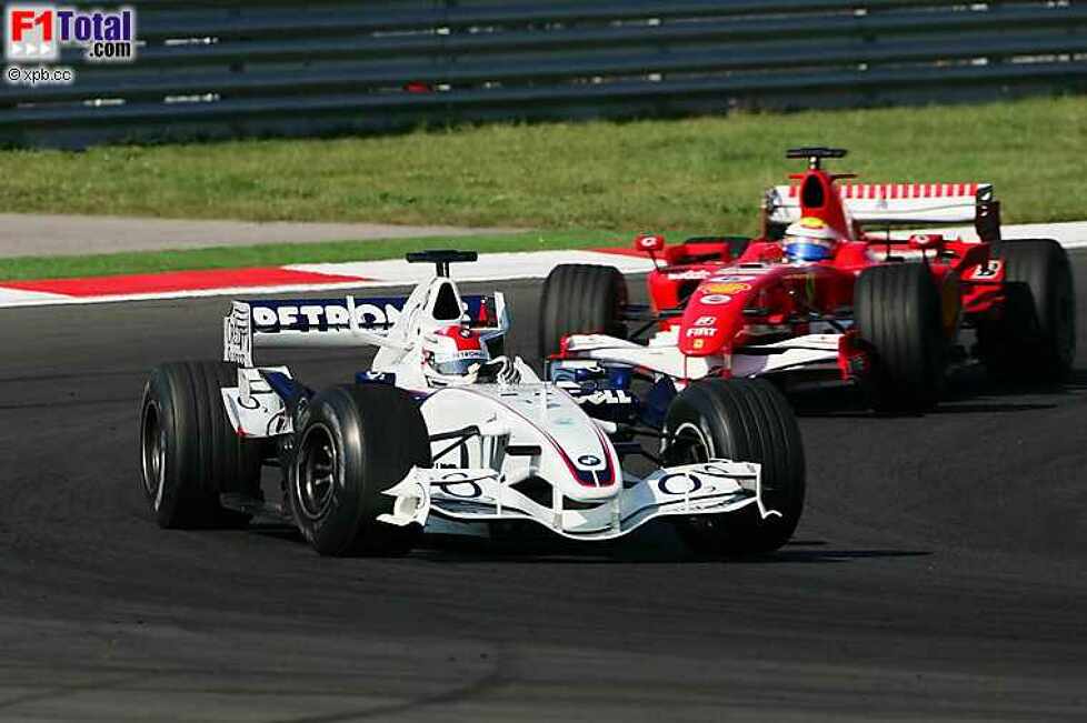 Felipe Massa (Ferrari), Robert Kubica (BMW Sauber F1 Team)