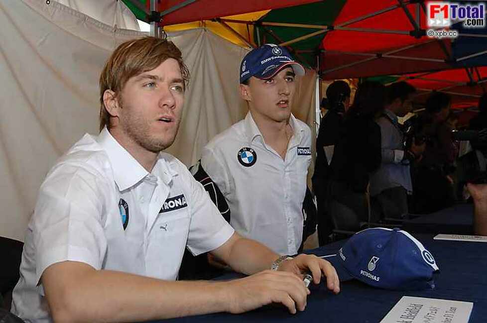 Nick Heidfeld (BMW Sauber F1 Team), Robert Kubica (BMW Sauber F1 Team)