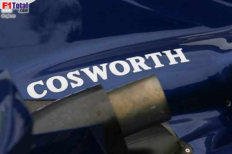 Cosworth-Schriftzug auf einem Williams FW28