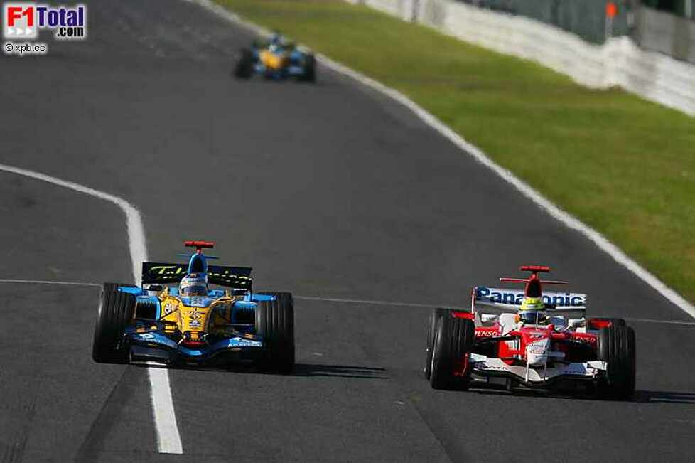 Fernando Alonso (Renault), Ralf Schumacher (Toyota)