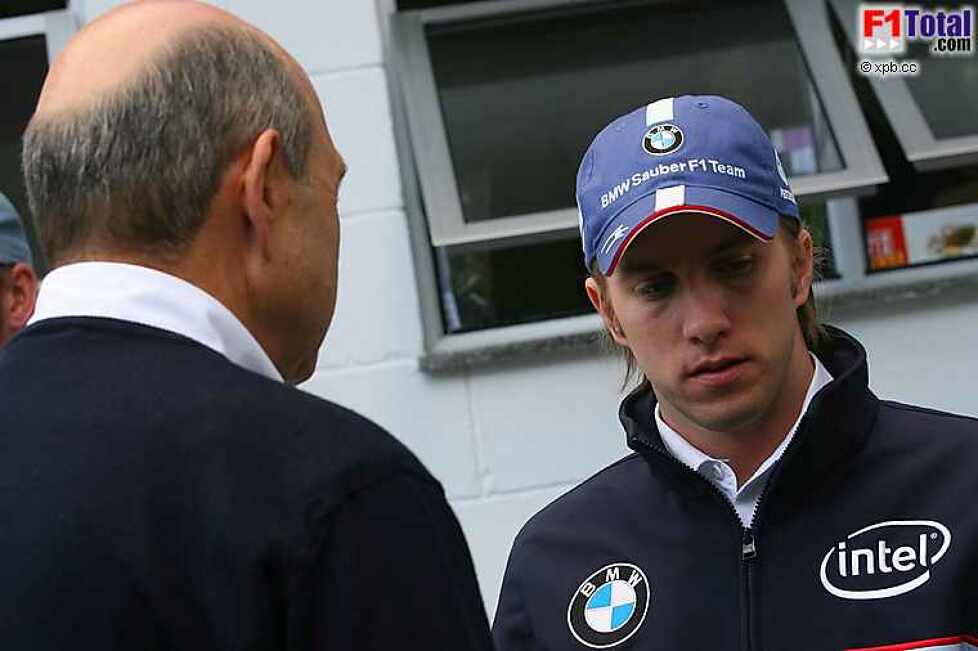 Nick Heidfeld (BMW Sauber F1 Team), Peter Sauber (Ex-Formel-1-Teamchef) ()