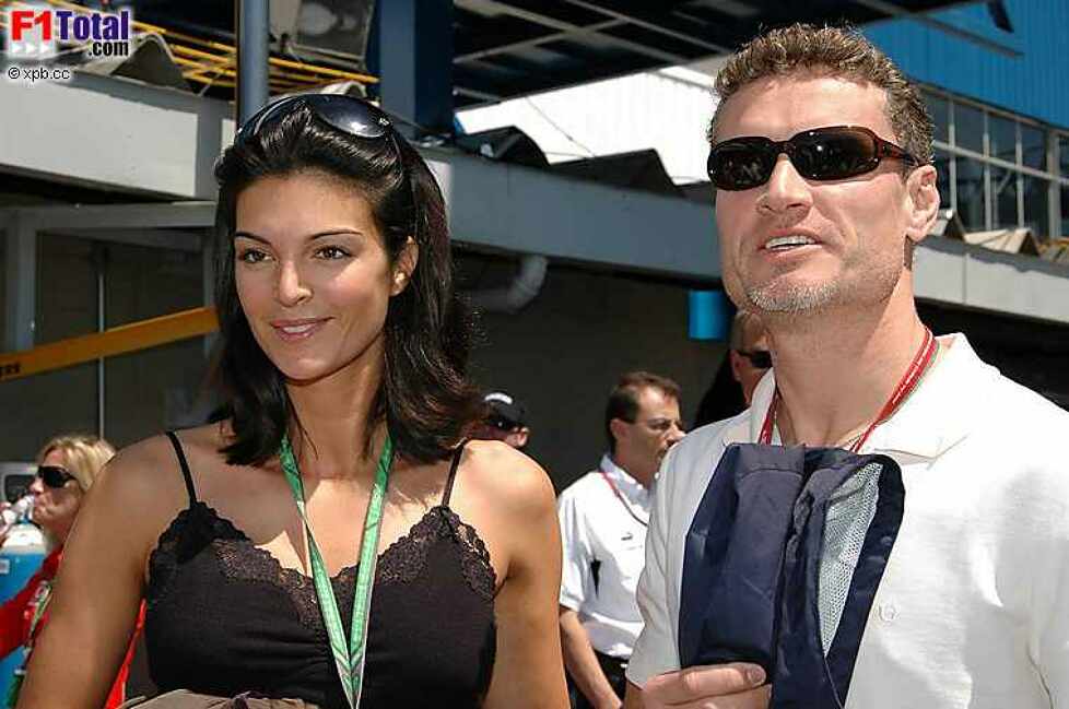 David Coulthard (Red Bull Racing) und Freundin Karen Minier