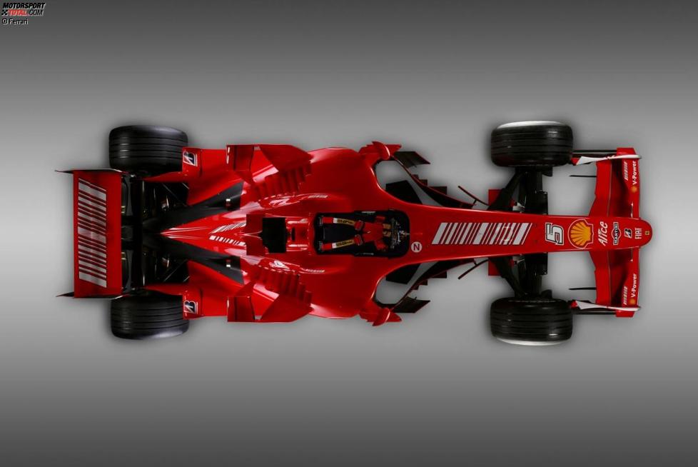 Studioaufnahme des Ferrari F2007