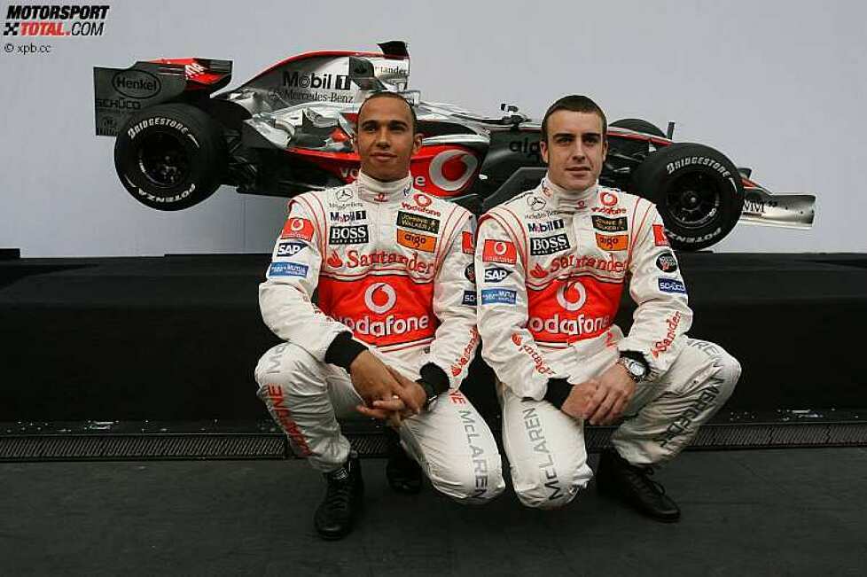 Lewis Hamilton und Fernando Alonso 