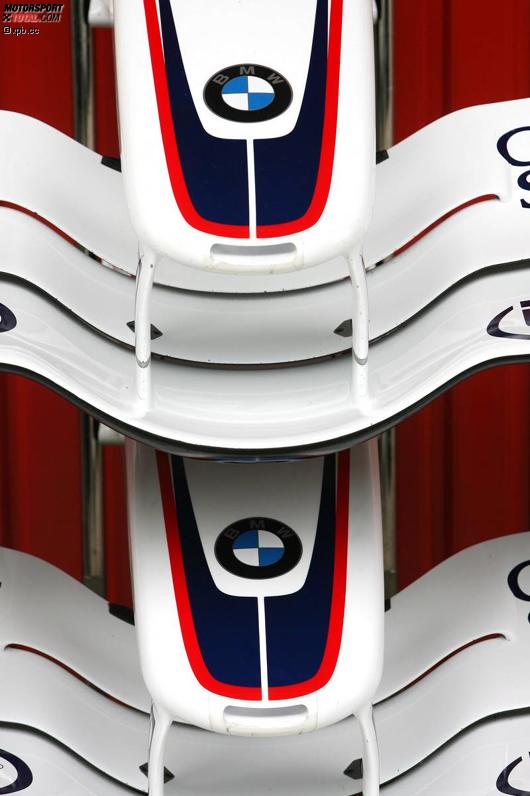 Frontpartien des BMW Sauber F1 Team 