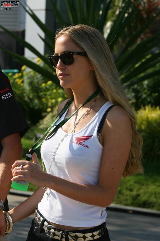 Florence Brudenell, Freundin von Jenson Button (Honda F1 Team) 