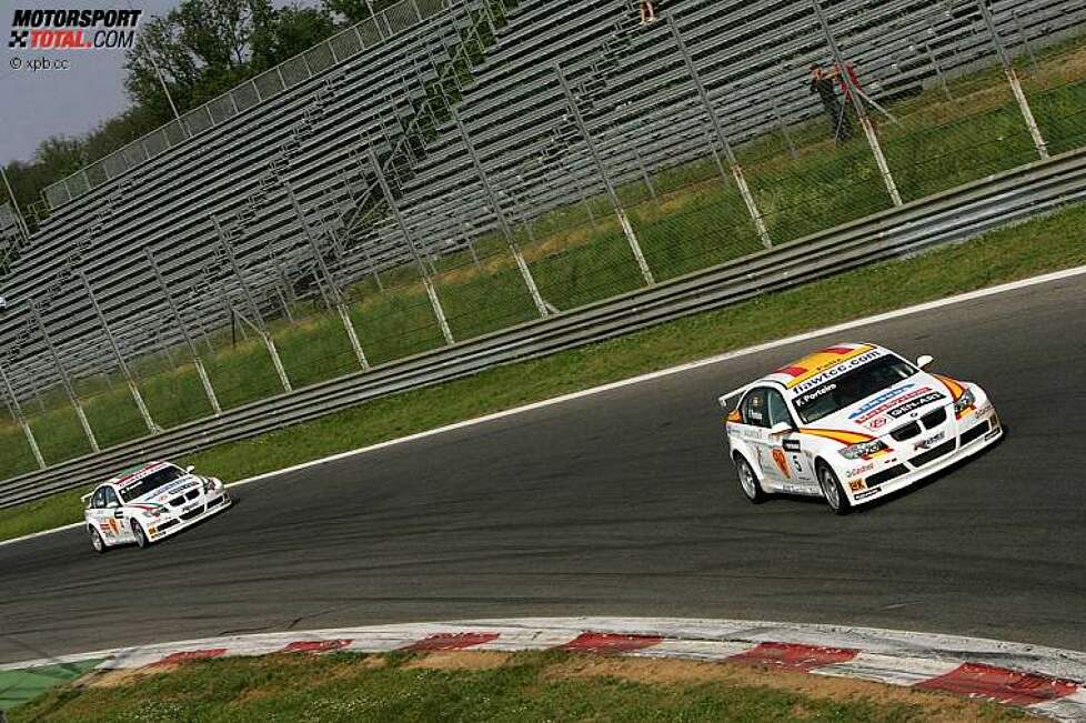 Felix Porteiro und Alessandro Zanardi (BMW Team Italy-Spain) 