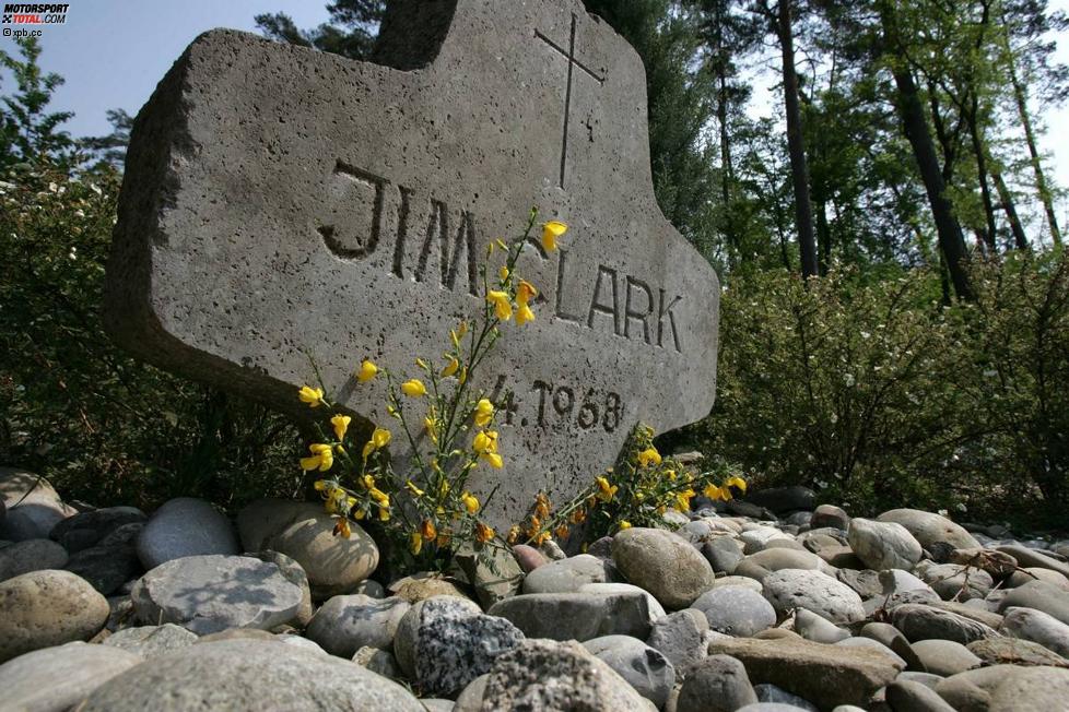 Der Gedenkstein für Jim Clark