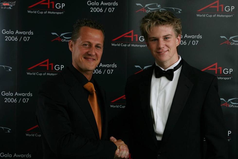 Michael Schumacher Nico Hülkenberg (A1 Team.GER) 