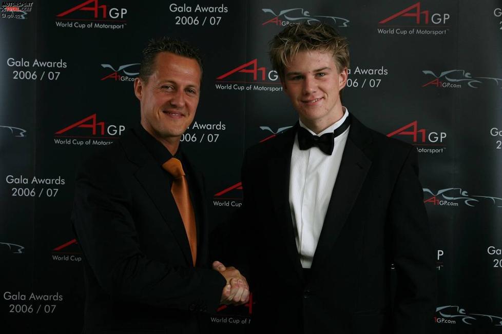 Michael Schumacher und Nico Hülkenberg (A1 Team.GER) 