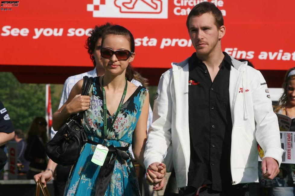 Scott Speed (Toro Rosso) mit Freundin