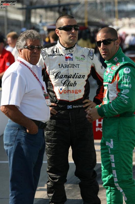 Mario Andretti, Dario Franchitti und Tony Kanaan (Andretti Green)