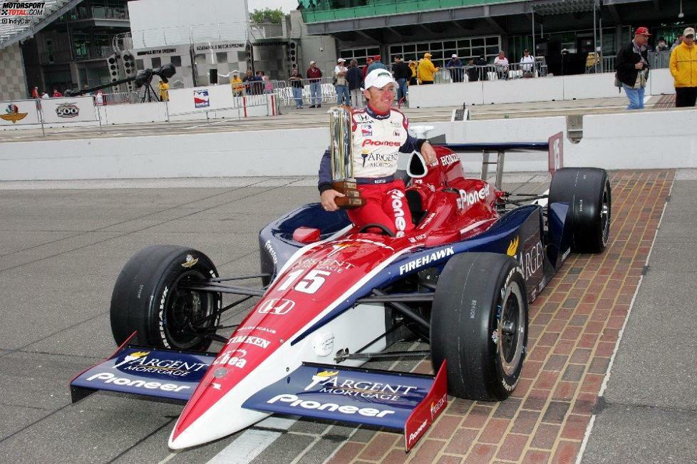 Buddy Rice in seinem Siegerauto 2004
