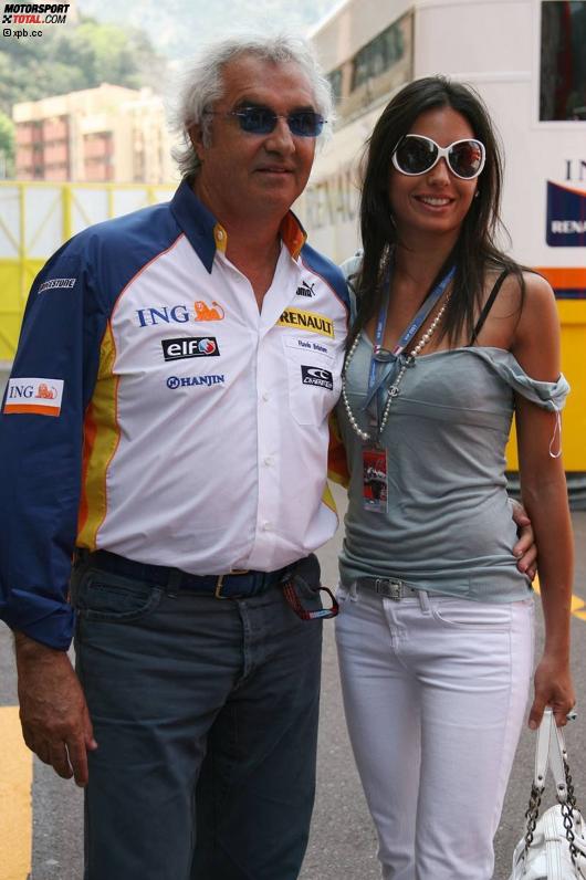 Flavio Briatore (Teamchef) (Renault) mit seiner Verlobten Elisabetta Gergoraci