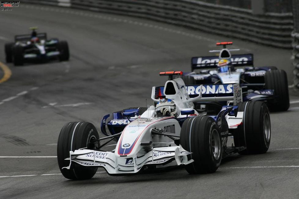 Nick Heidfeld (BMW Sauber F1 Team) vor Nico Rosberg (Williams) 