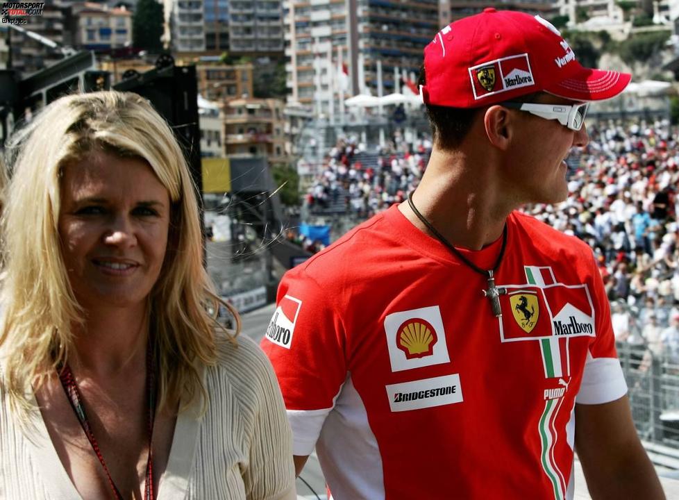 Michael Schumacher (Ferrari) mit Ehefrau Corinna