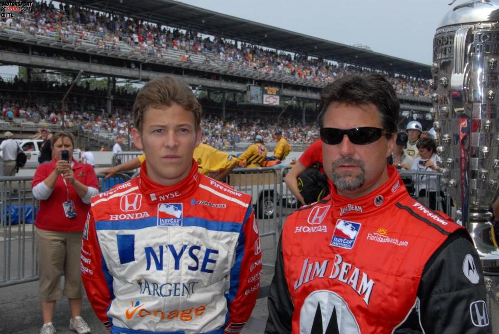 Vater und Sohn: Marco Andretti und Michael Andretti (Andretti Green)