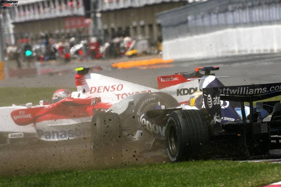 Nico Rosberg (Williams) und Jarno Trulli (Toyota) 