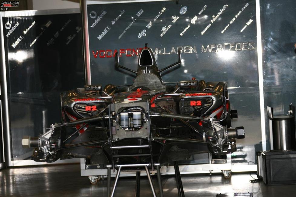 Die Arbeiten am Auto können bei McLaren-Mercedes bereits beginnen