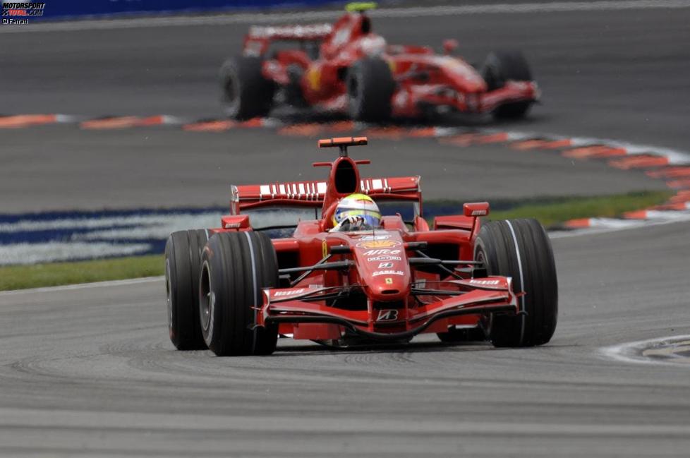Felipe Massa und Kimi Räikkönen (Ferrari)
