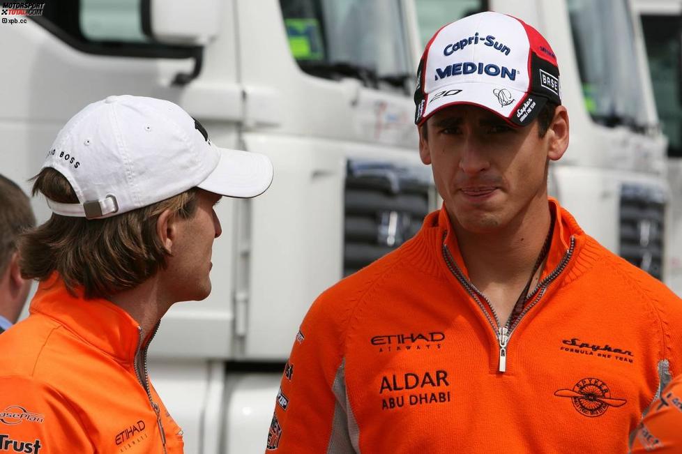 Markus Winkelhock und Adrian Sutil (Spyker) 