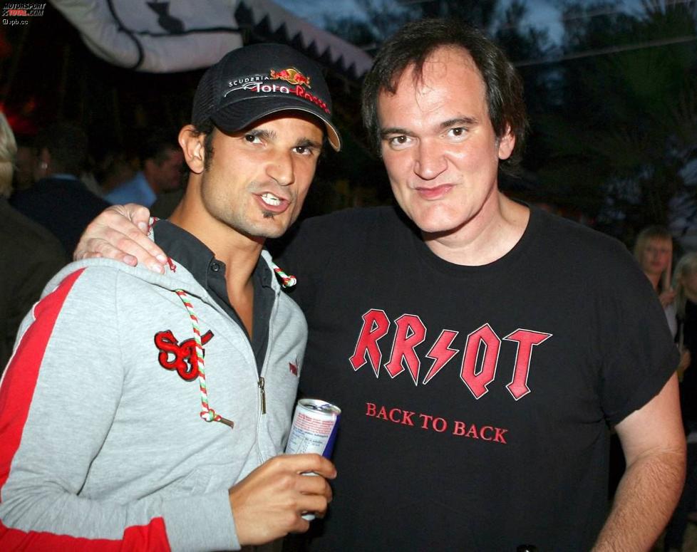 Vitantonio Liuzzi (Toro Rosso) mit Quentin Tarantino