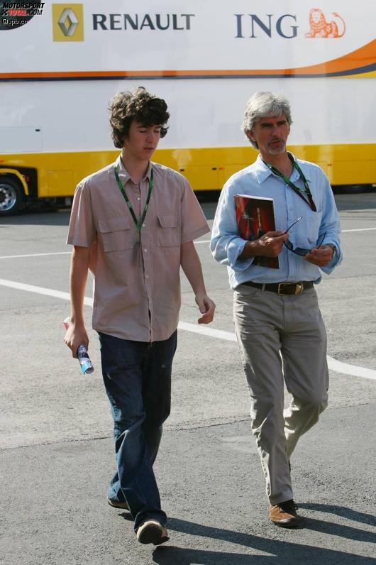 Damon Hill mit seinem Sohn Joshua Hill