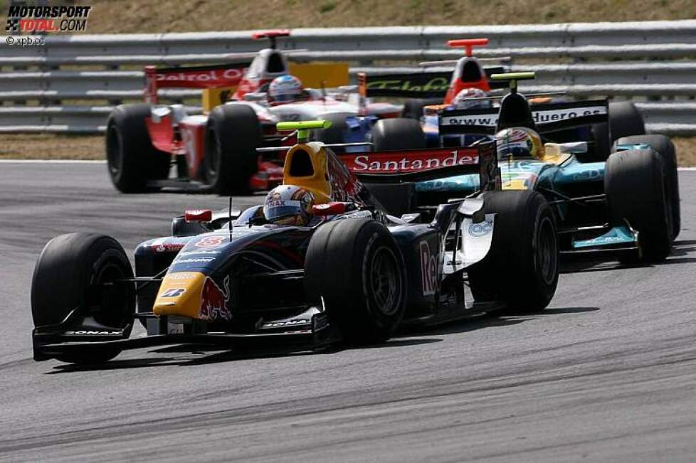 Adrian Zaugg (Arden) vor Roldan Rodriguez (Minardi-Piquet) 