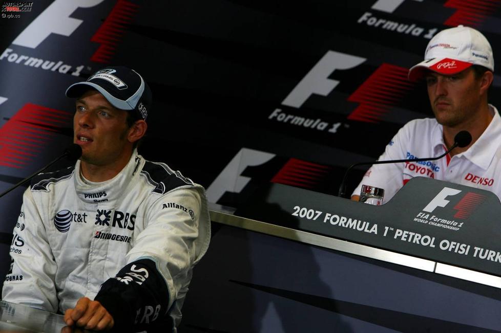 Alexander Wurz (Williams) und Ralf Schumacher (Toyota) 