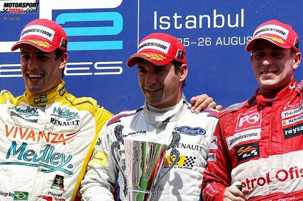 Alexandre Negrao (Minardi-Piquet), Timo Glock (iSport) und Adam Carroll (FMS) 
