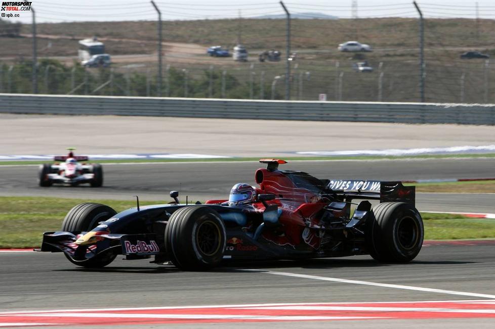 Vitantonio Liuzzi (Toro Rosso) und Anthony Davidson (Super Aguri) 
