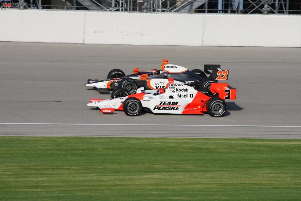 Helio Castroneves (Penske) und A.J. Foyt IV (Vision)