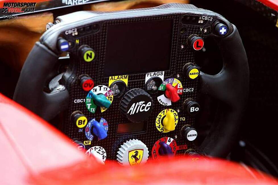 Blick in ein Ferrari-Cockpit