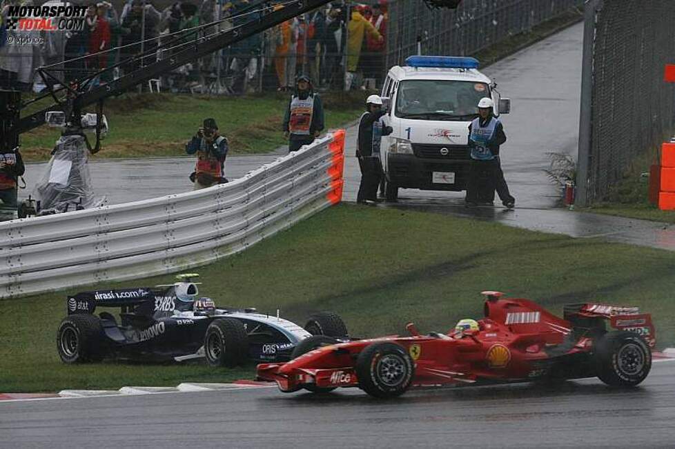 Alexander Wurz (Williams) und Felipe Massa (Ferrari) 
