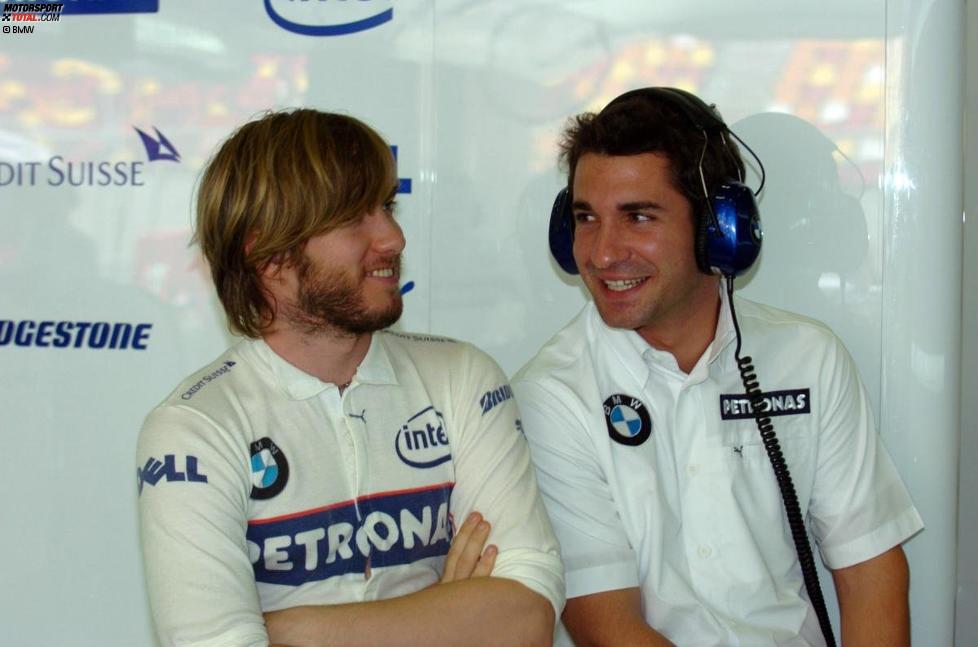 Nick Heidfeld und Timo Glock (BMW Sauber F1 Team)