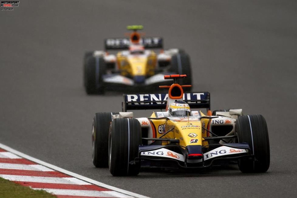 Giancarlo Fisichella und Heikki Kovalainen (Renault) 