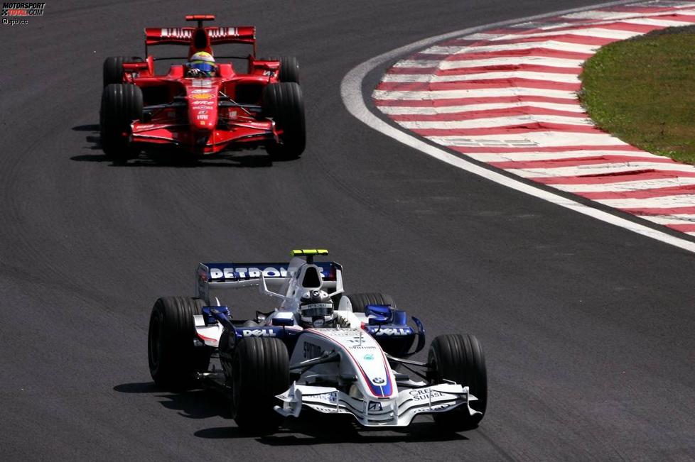 Robert Kubica (BMW Sauber F1 Team) und Felipe Massa (Ferrari) 